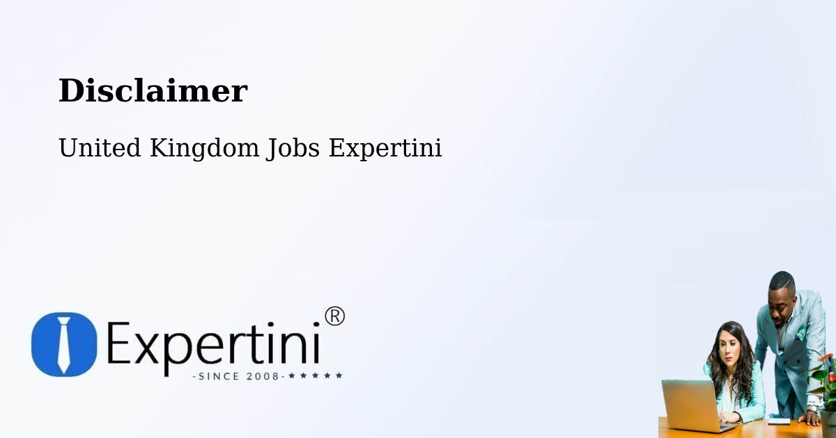 Disclaimer – Longton - United Kingdom Jobs Expertini